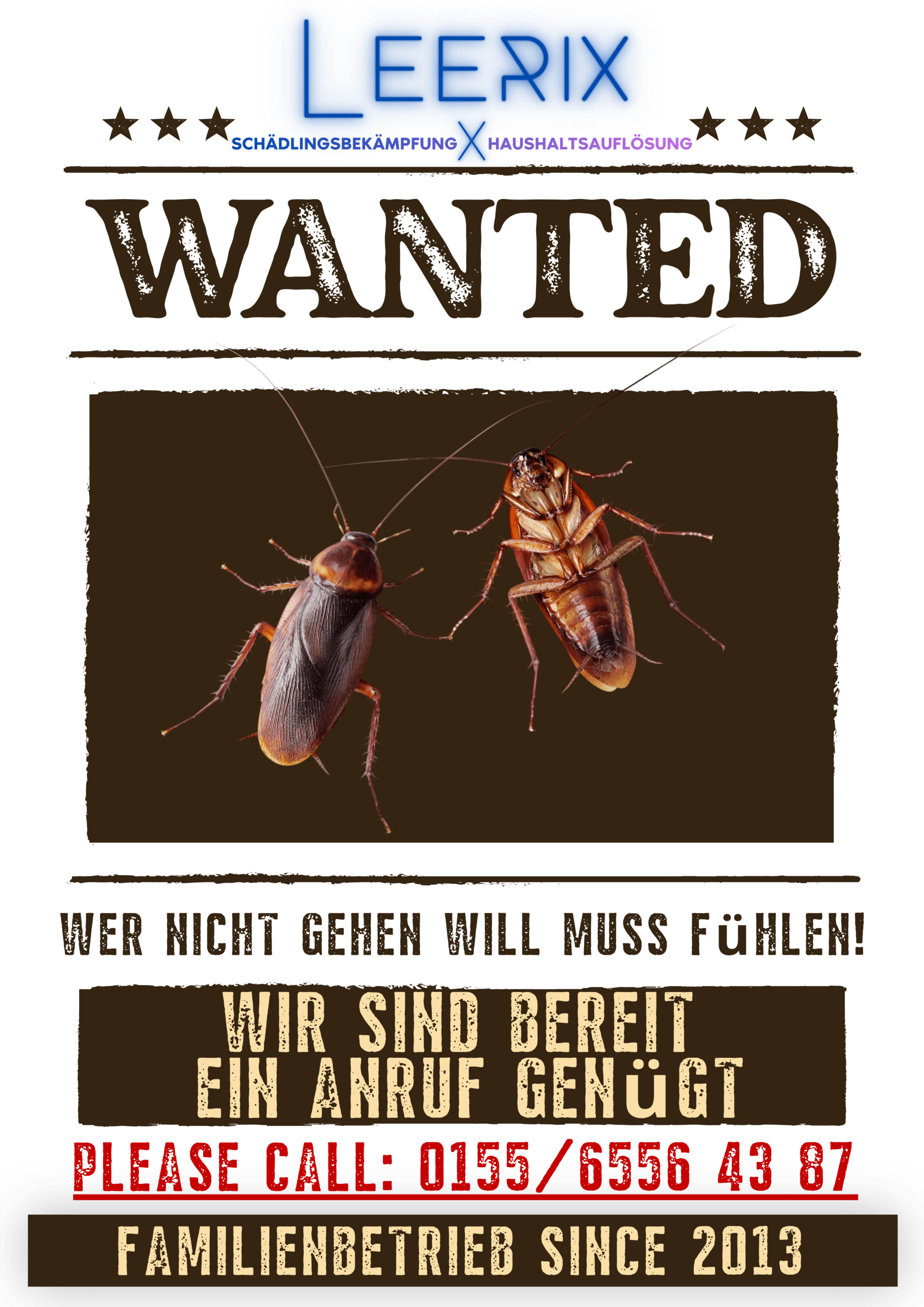 Kakerlakenbekaempfung Kammerjäger Schädlingsbekämpfung