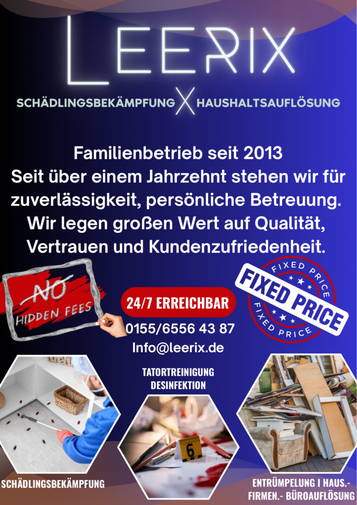 Leerix-kammerjäger-schädlingsbekämpfung-entrümpelung